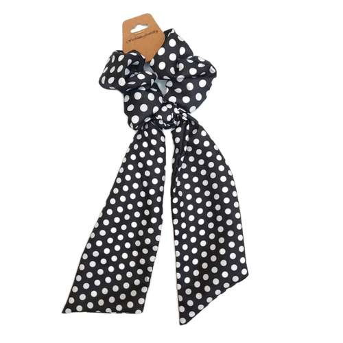 کش مو زنانه میس نگار مدل اسکرانچی دنباله دار توپ توپی