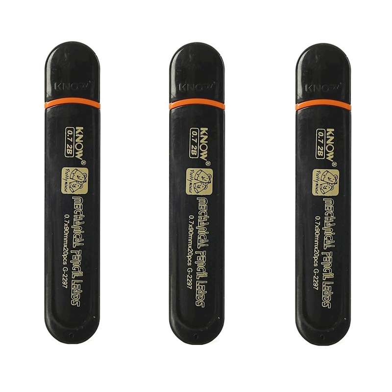 نوک مداد نوکی 0.7 میلی متری نو مدل فلشی G-2297 کد 007 بسته 3 عددی نوک مداد نوکی 0.7 میلی متری نو مدل فلشی G-2297 کد 007 بسته 3 عددی
