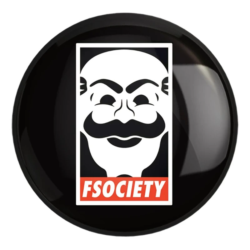 پیکسل خندالو طرح سریال آقای ربات Mr.Robot کد 10239 مدل بزرگ