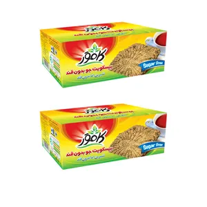 بیسکویت جو بدون قند کامور - مقدار 360 گرم بسته 2 عددی