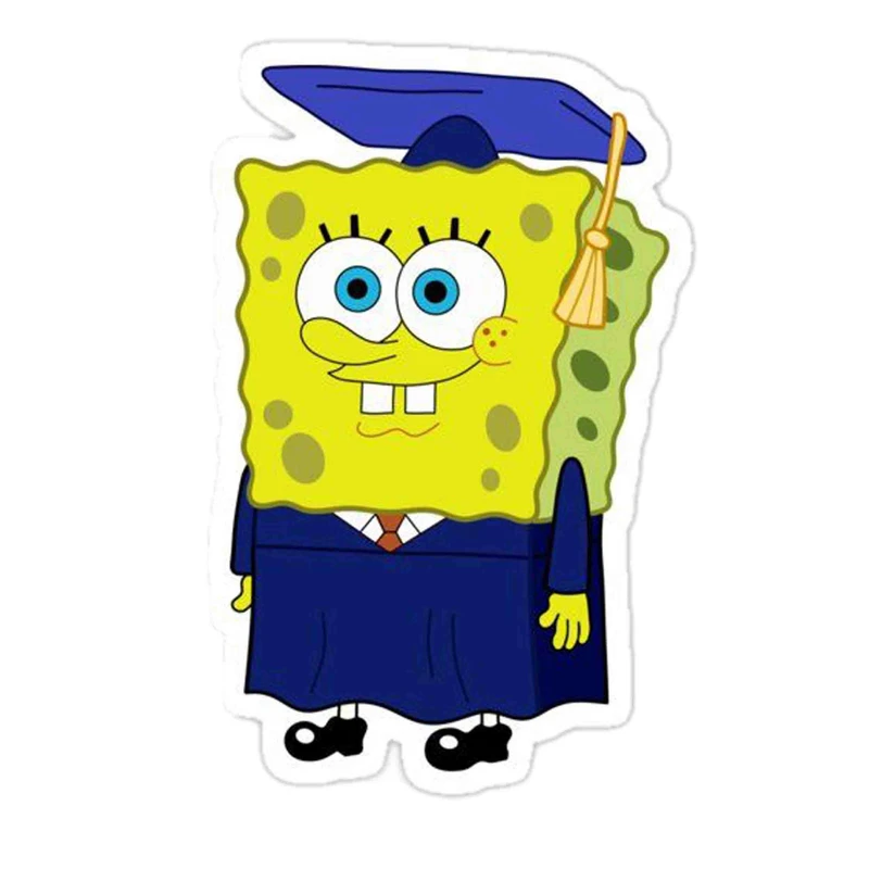 استیکر لپ تاپ طرح باب اسفنجی کد 5549