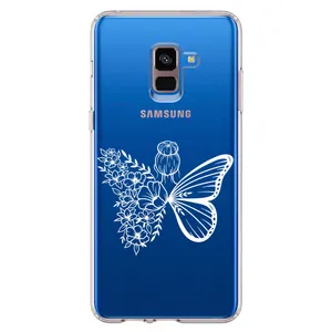 Megafone Butterfly Girl C53-W Cover For Samsung Galaxy A8 2018