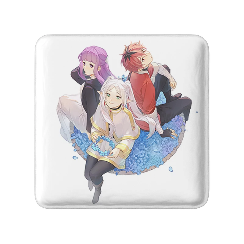 پیکسل خندالو طرح اشتارک، فریرن و فرن انیمه فریرن مدل مربعی کد 33874