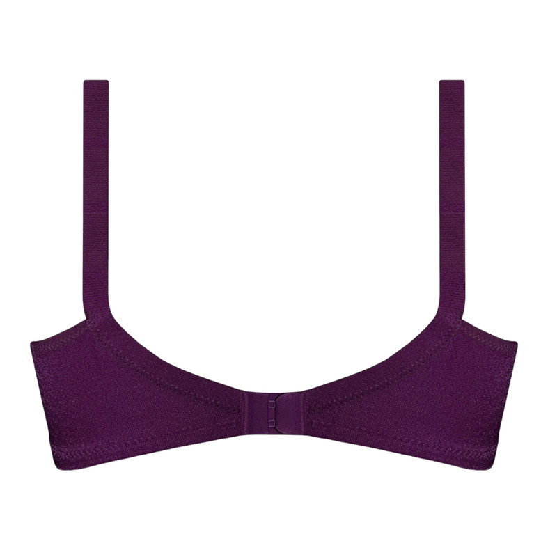 سوتین زنانه نوشه پوش مدل 106 رنگ بادمجانی