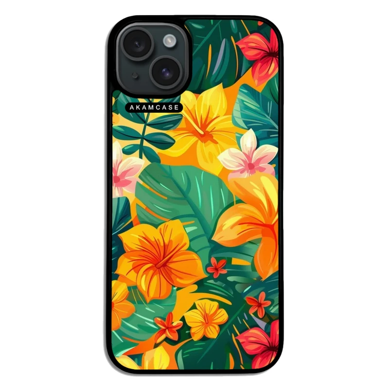 کاور آکام مدل AMC-WA15PLUS-FLOWERS-28 مناسب برای گوشی موبایل اپل iPhone 15 Plus