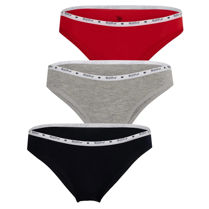 شورت زنانه یو اس پولو مدل RD209US مجموعه 3 عددی