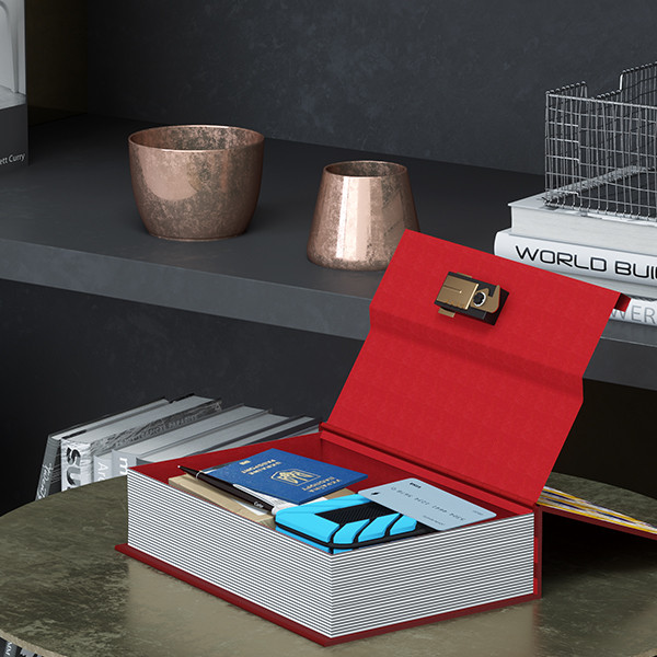 گاوصندوق سدید مدل مخفی کتابی مدل کلیدی  وزن 1 کیلوگرم