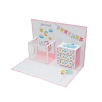 کارت پستال مدل 2 Baby طرح سه بعدی