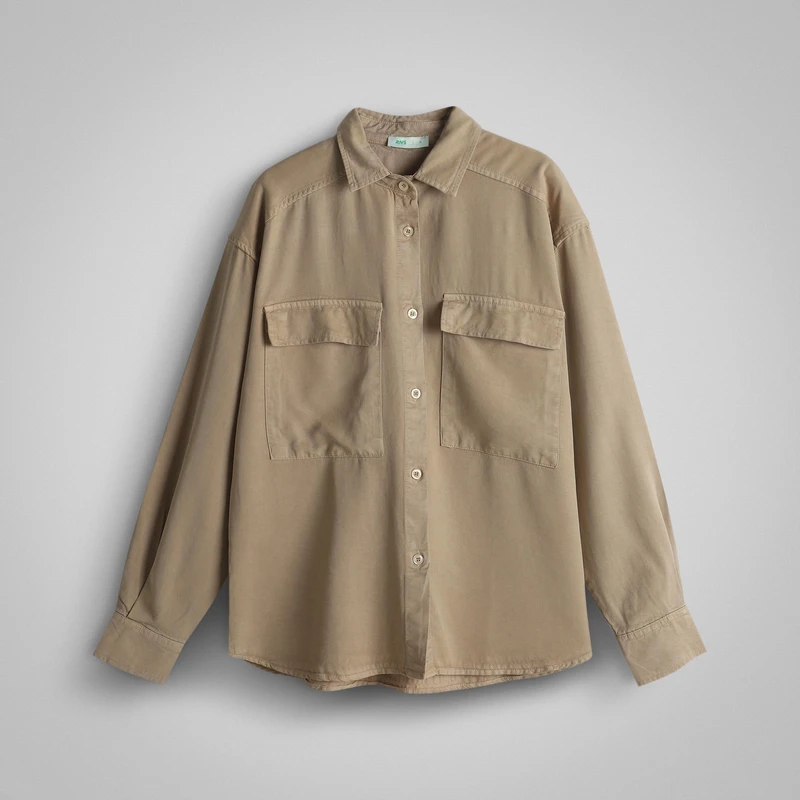 شومیز آستین بلند یقه برگردان زنانه آر اِن اِس مدل 1304