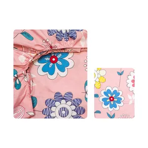 سرویس ملحفه آدنو مدل پئونی کد CH74 یک نفره 2تکه