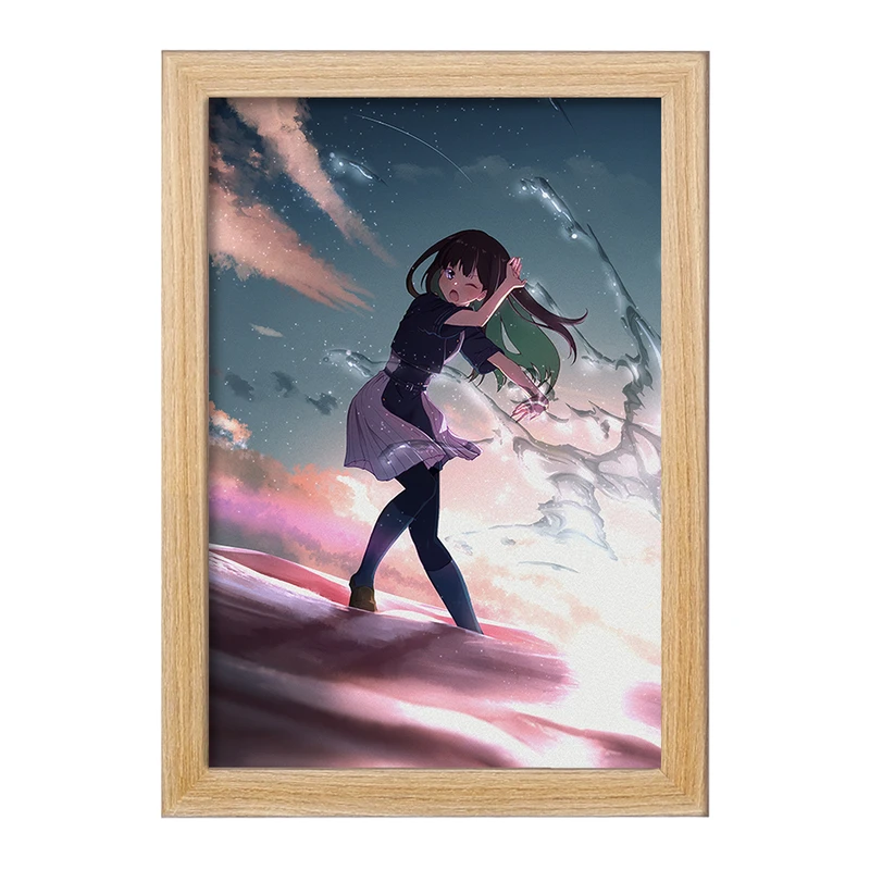 تابلو خندالو مدل چیساتو و تاکینا انیمه لیکوریس ریکویل Lycoris Recoil  کد 23022