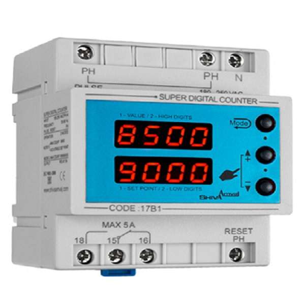 شمارنده دیجیتال شیوا امواج مدل 17B1 شمارنده دیجیتال شیوا امواج مدل 17B1