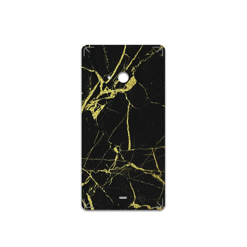 برچسب پوششی ماهوت مدل Graphite-Gold-Marble مناسب برای گوشی موبایل مایکروسافت Lumia 540