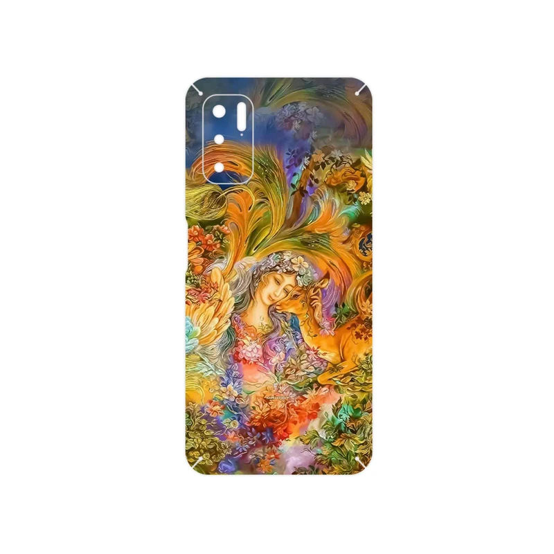 برچسب پوششی ماهوت مدل Persian miniature 3 مناسب برای گوشی موبایل شیائومی Redmi Note 10 5G