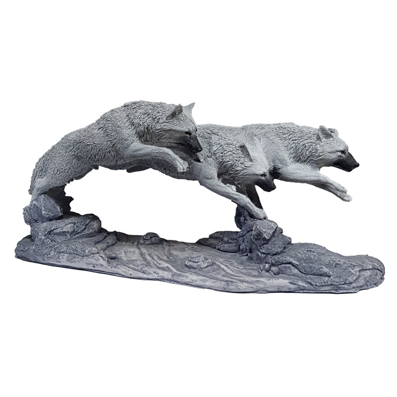 مجسمه مدل گرگ های خاکستری کد DG01
