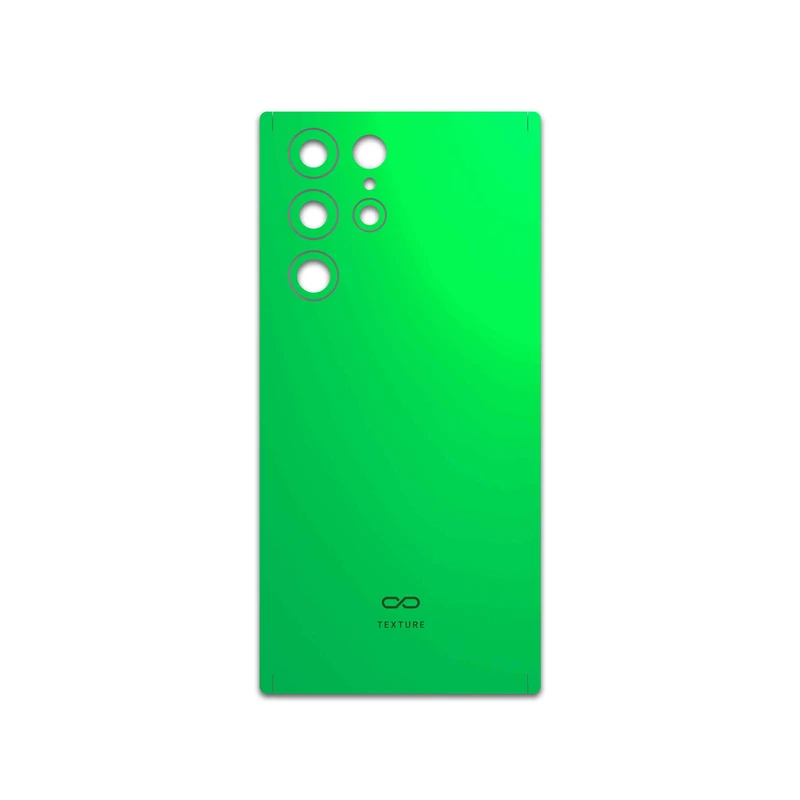 برچسب پوششی ماهوت مدل Matte-Green مناسب برای گوشی موبایل سامسونگ Galaxy S22 Ultra 5G