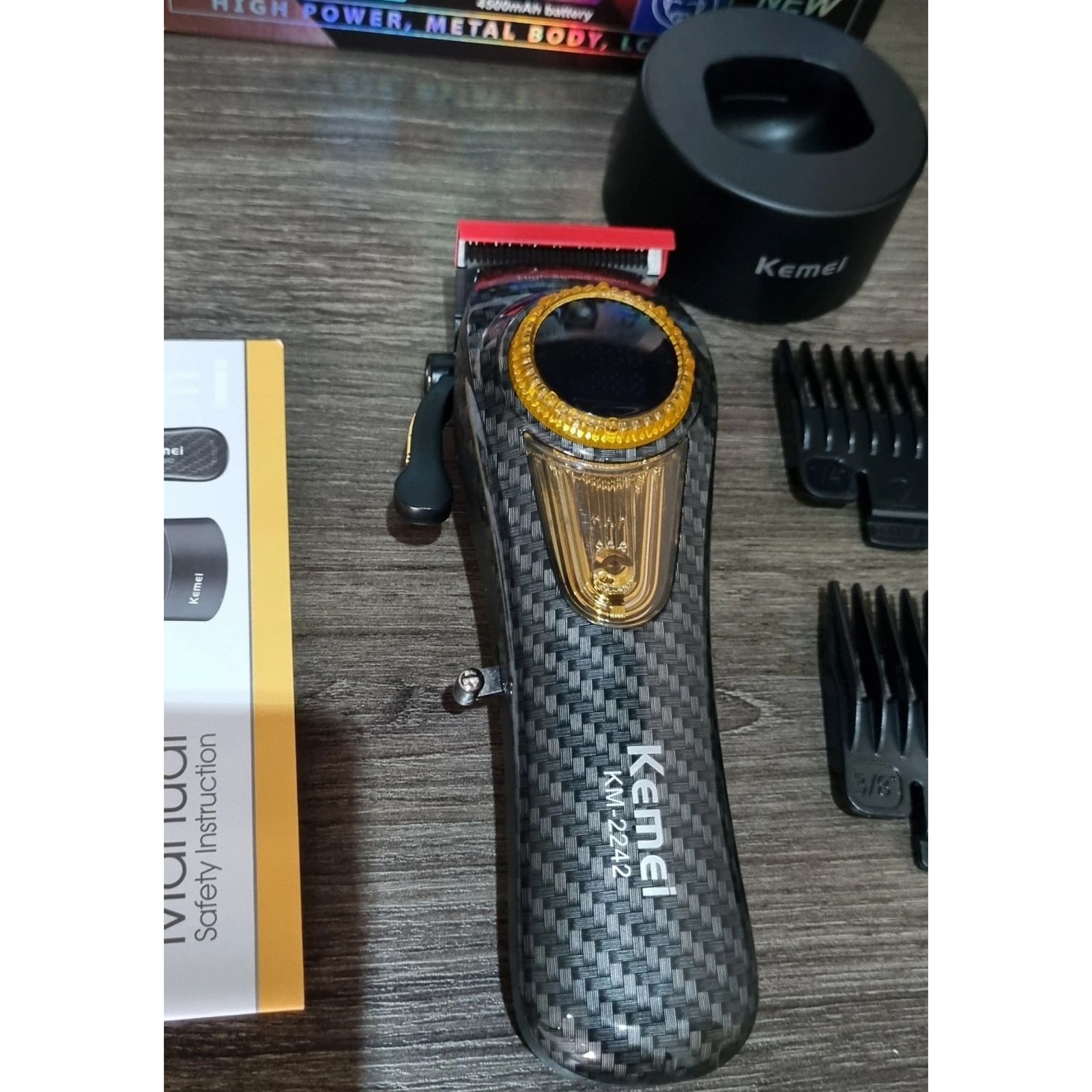 ماشین اصلاح موی سر و صورت کیمی مدل KM-2242 -  - 11