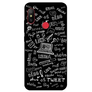 Megafone Social Media 1898 Cover For Xiaomi Redmi 6 Pro / Mi A2 Lite