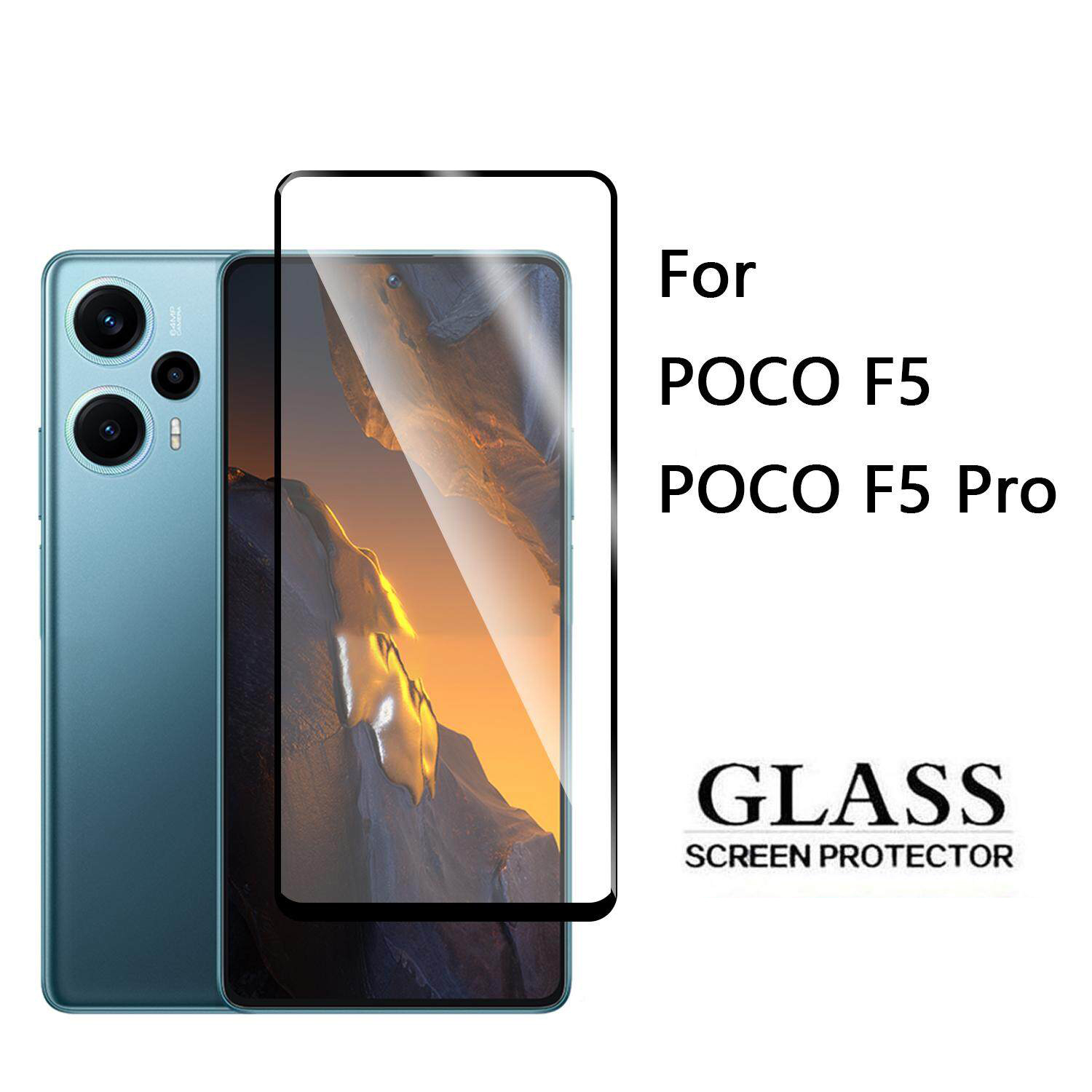 محافظ صفحه نمایش شیشه ای بادیگارد مدل FX مناسب برای گوشی موبایل شیائومی Poco F5 / F5 Pro