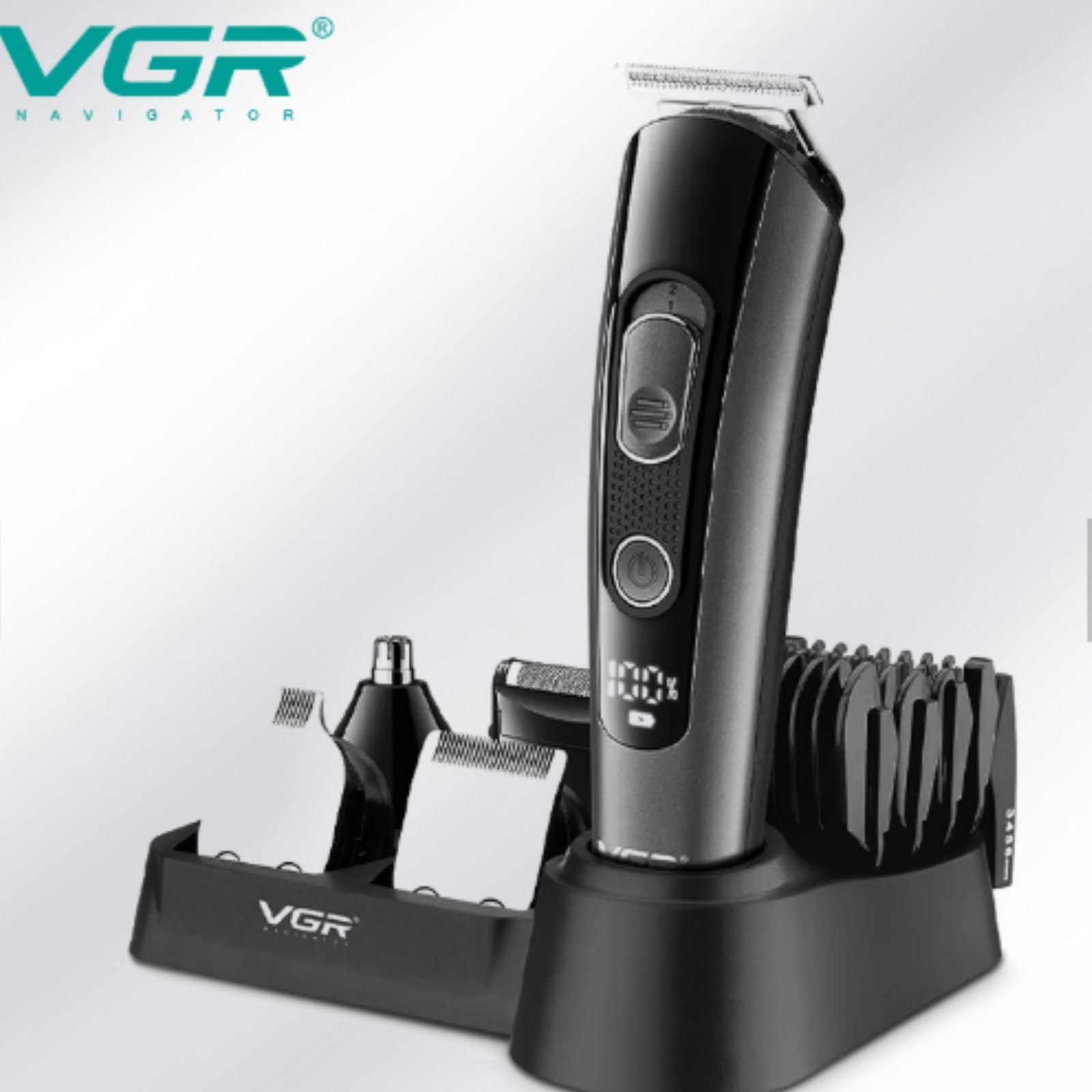 ست ماشین اصلاح مو بدن وی جی ار مدل V-175 -  - 21