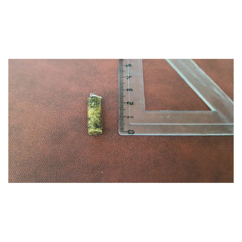 آویز گردنبند دخترانه مدل استوانه ای O2