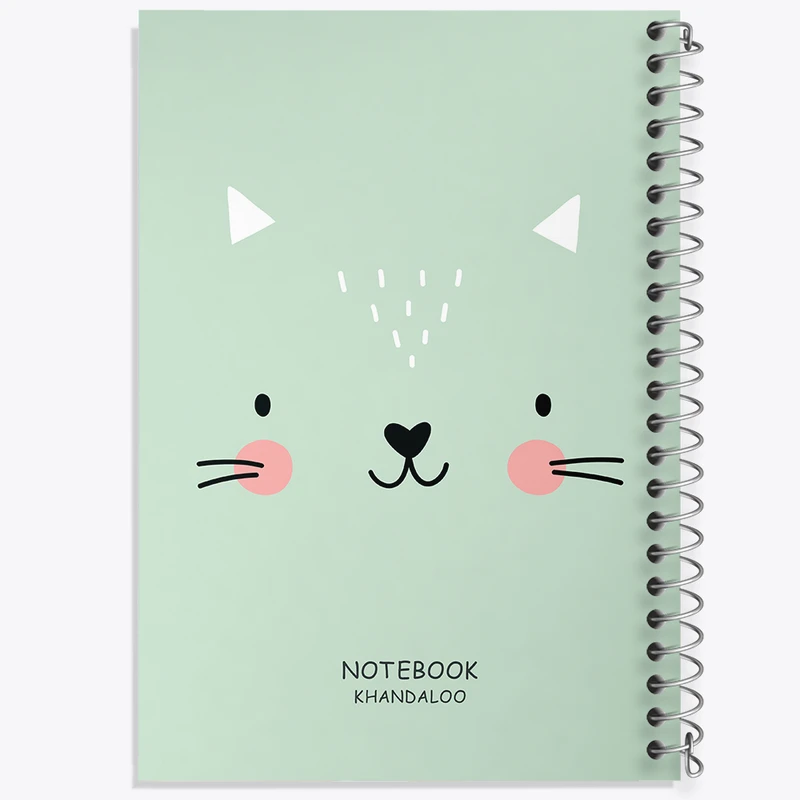 دفتر نت موسیقی 50 برگ خندالو مدل گربه کیوت کد N1161