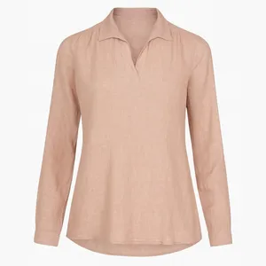 بلوز آستین بلند یقه هفت زنانه مدل 2847