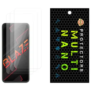 Multi Nano X-S3N Screen Protector For Lava Blaze Pack of 3