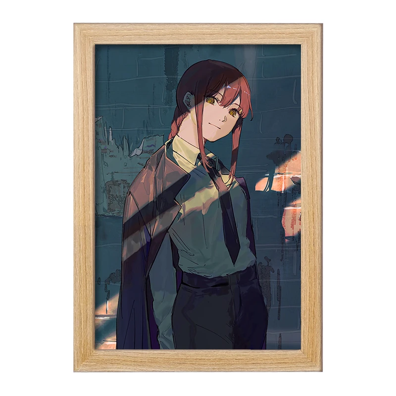 تابلو خندالو مدل ماکیما انیمه مرد اره ای Chainsaw Man  کد 23189