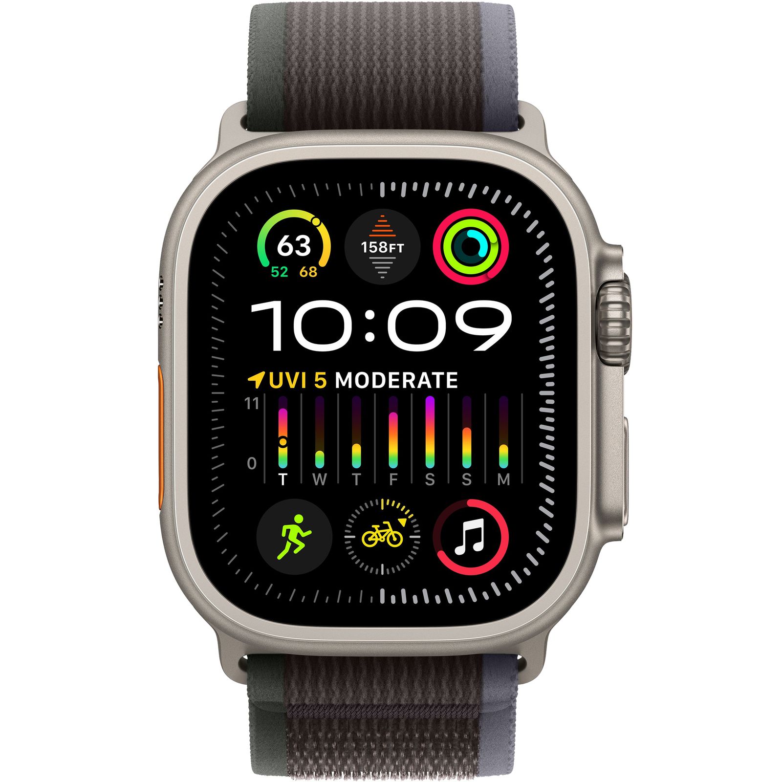 ساعت هوشمند اپل مدل Ultra 2 Titanium Case Trail Loop 49mm -  - 3