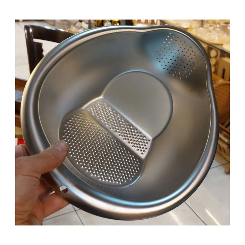 آبکش و لگن آشپزخانه مدل جادویی 1*2 کد AH