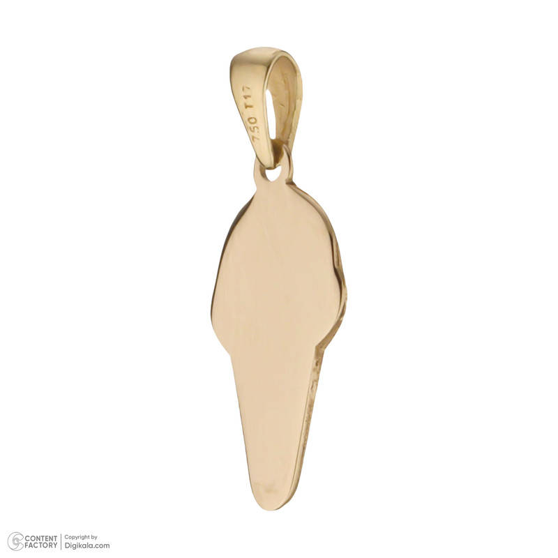 آویز گردنبند طلا 18 عیار دخترانه طلای مستجابی مدل 55118 آویز گردنبند طلا 18 عیار دخترانه طلای مستجابی مدل 55118