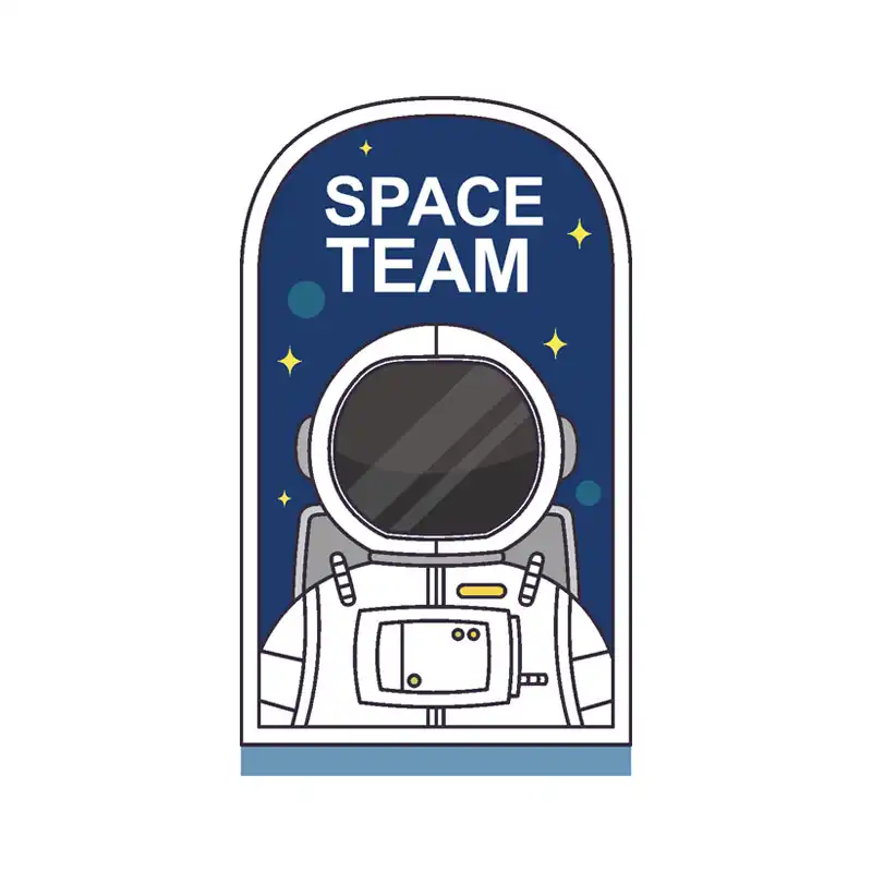 برچسب بدنه خودرو رایسان طرح فضایی کد st090