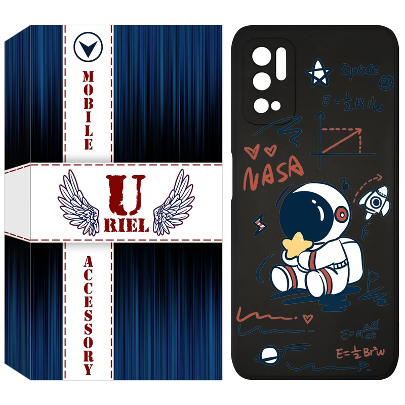 کاور یوریل مدل KSH کد 1 طرح فضانورد مناسب برای گوشی موبایل شیائومی Redmi Note 10 5G
