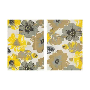 رو بالشی مدل گل های بهاری بسته 2 عددی