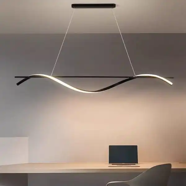 لوستر آویز چشمه نور کد LB6357/1BK