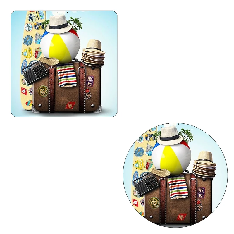 مگنت طرح فقط سفر کد M1 به همراه زیر لیوانی