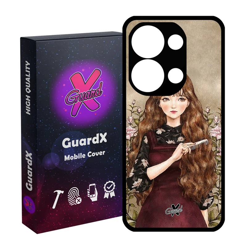 کاور گارد ایکس طرح دختر مناسب برای گوشی موبایل شیائومی Redmi Note 13 Pro 4G / Poco M6 Pro 4G