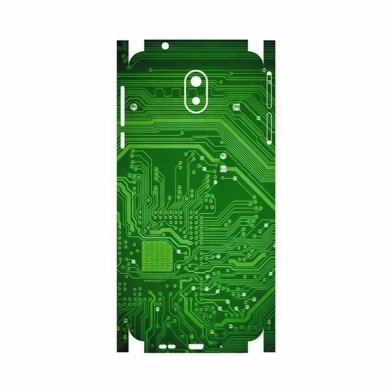 برچسب پوششی ماهوت مدل Green Printed Circuit Board-FullSkin مناسب برای گوشی موبایل نوکیا 3.1