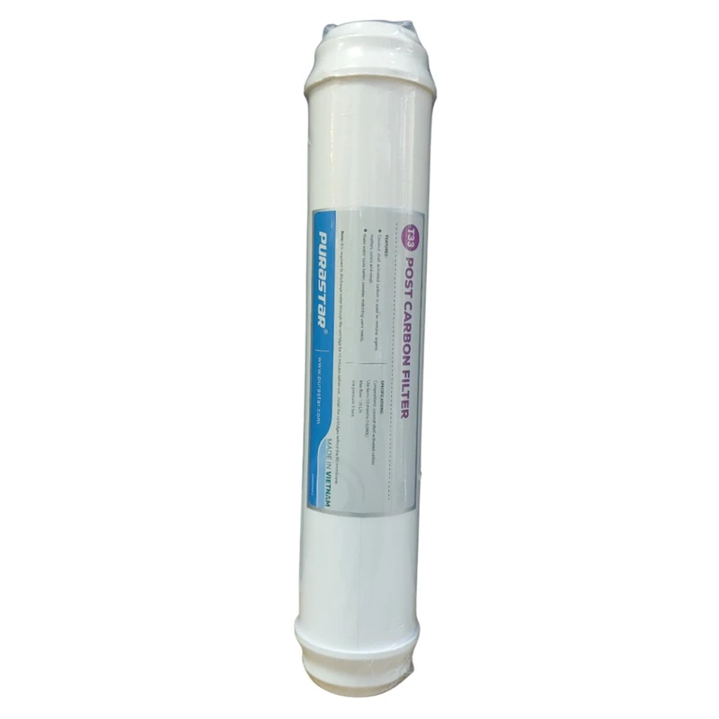 فیلتر پست کربن دستگاه تصفیه آب پیوراستار مدل T33