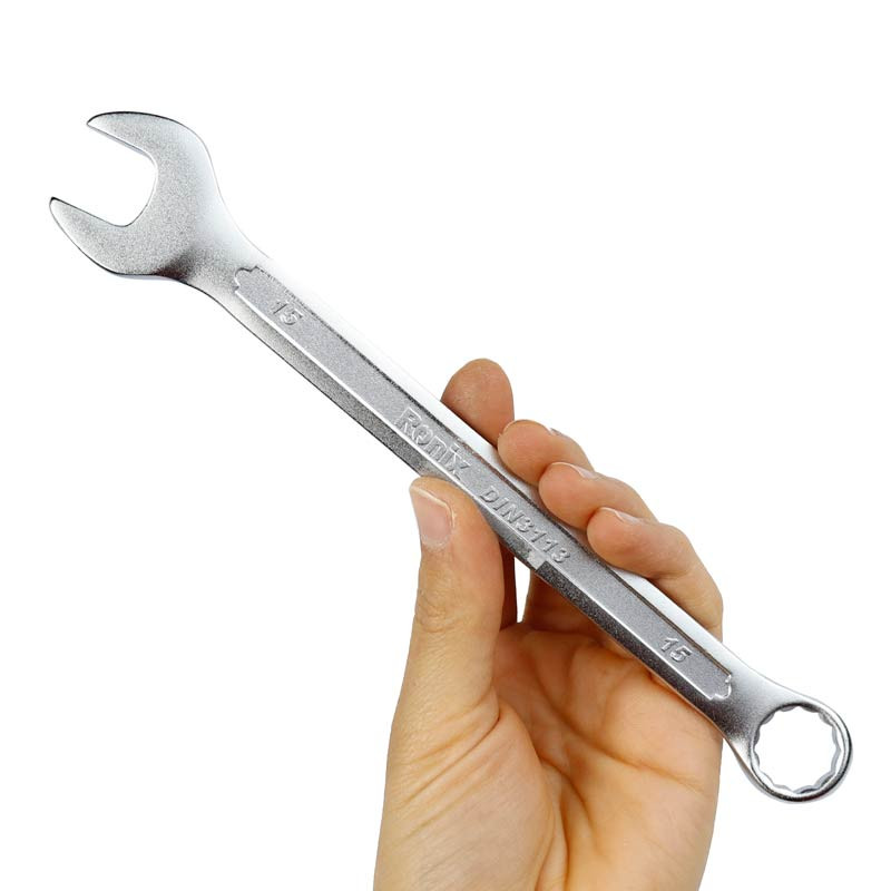 آچار یک سر تخت یک سر رینگی رونیکس مدل RH-2115 سایز ۱۵ میلی متر