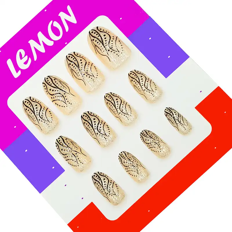 ناخن مصنوعی لمون مدل M001 مجموعه 12 عددی