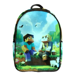 کوله پشتی مدرسه مدل ماینکرفت کد 2