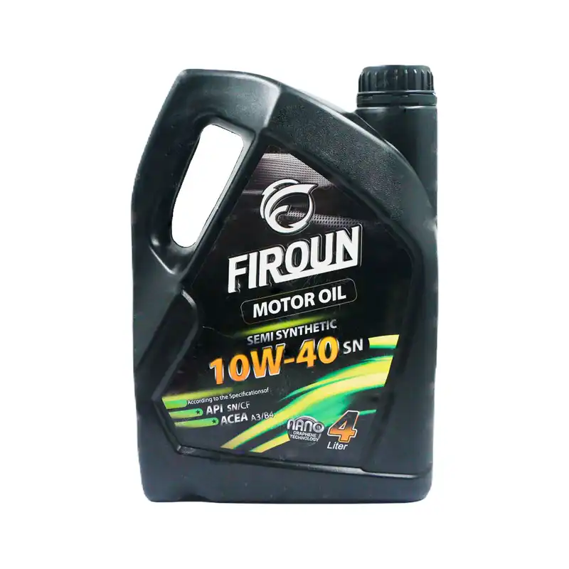 روغن موتور خودرو فیرون مدل NANO GRAPHENE 10W-40 SN حجم 4لیتر
