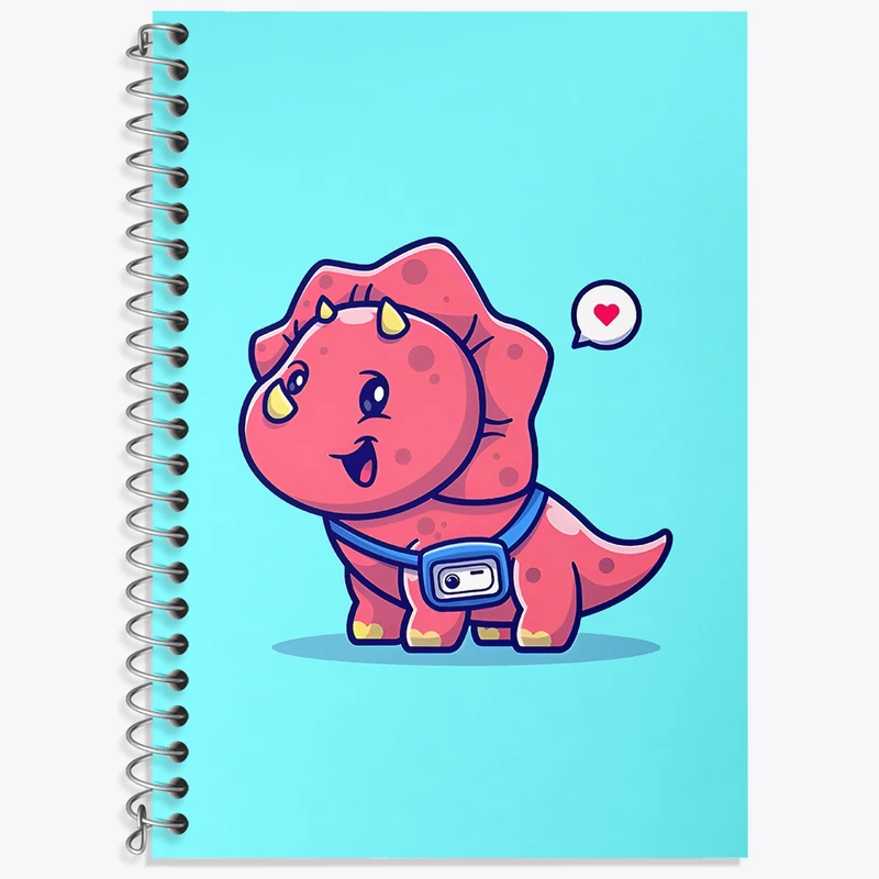 دفتر لغت 50 برگ خندالو طرح دایناسور کیوت کد N5174