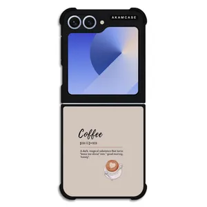AKAM AMC-WSGZFLIP6-COFFEE-16 Cover For Samsung Galaxy Z Flip 6