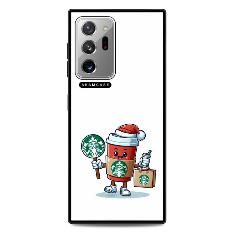 کاور آکام مدل AMC-WSGN20U-STARBUCKS-32 مناسب برای گوشی موبایل سامسونگ Galaxy Note 20 Ultra