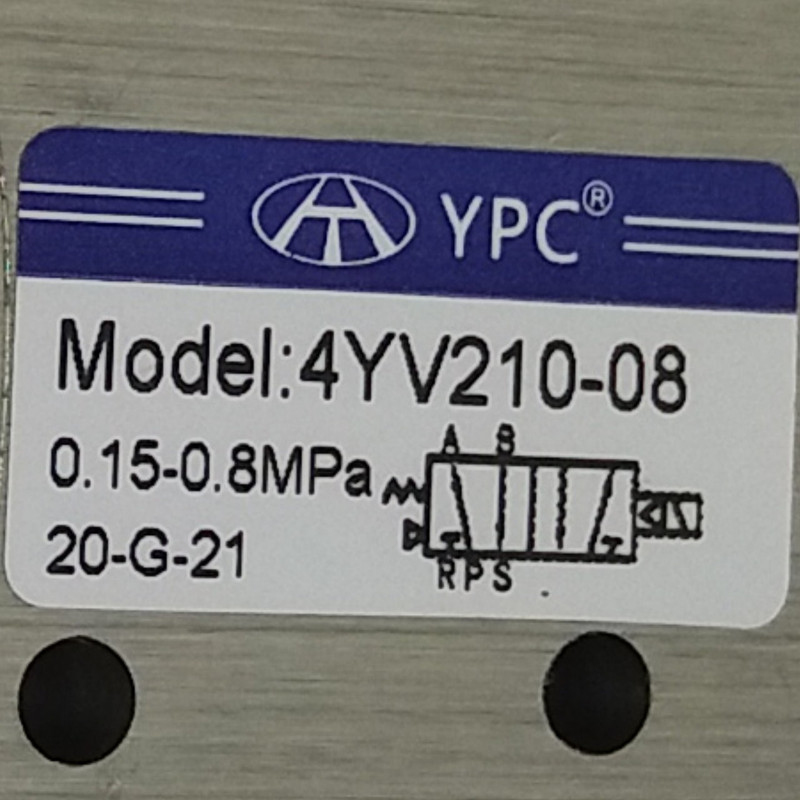 شیر برقی پنوماتیک وای پی سی مدل 4V210-08-1/4-24v