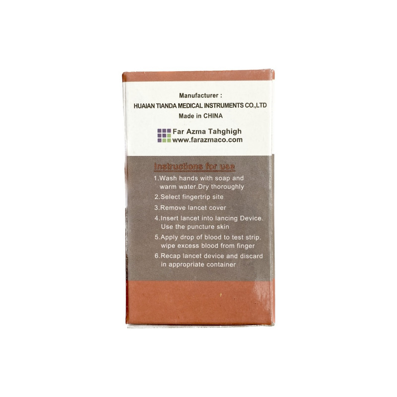 سوزن تست قند خون سلکتا مد مدل 28G کد 001 بسته 100 عددی