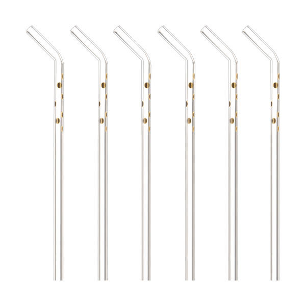 نی شربت خوری کد MD1108 بسته 6 عددی